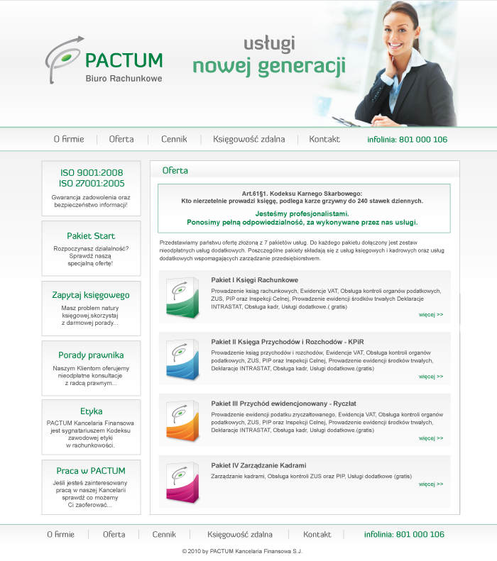 Webpage Pactum